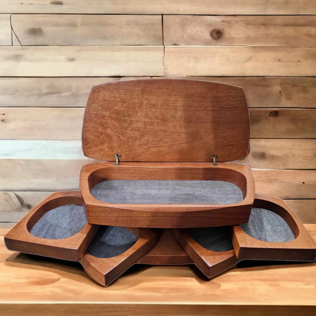 Thom Kellamwoodworkerelegant Handcrafted Cherry Wood Jewelry Boxes